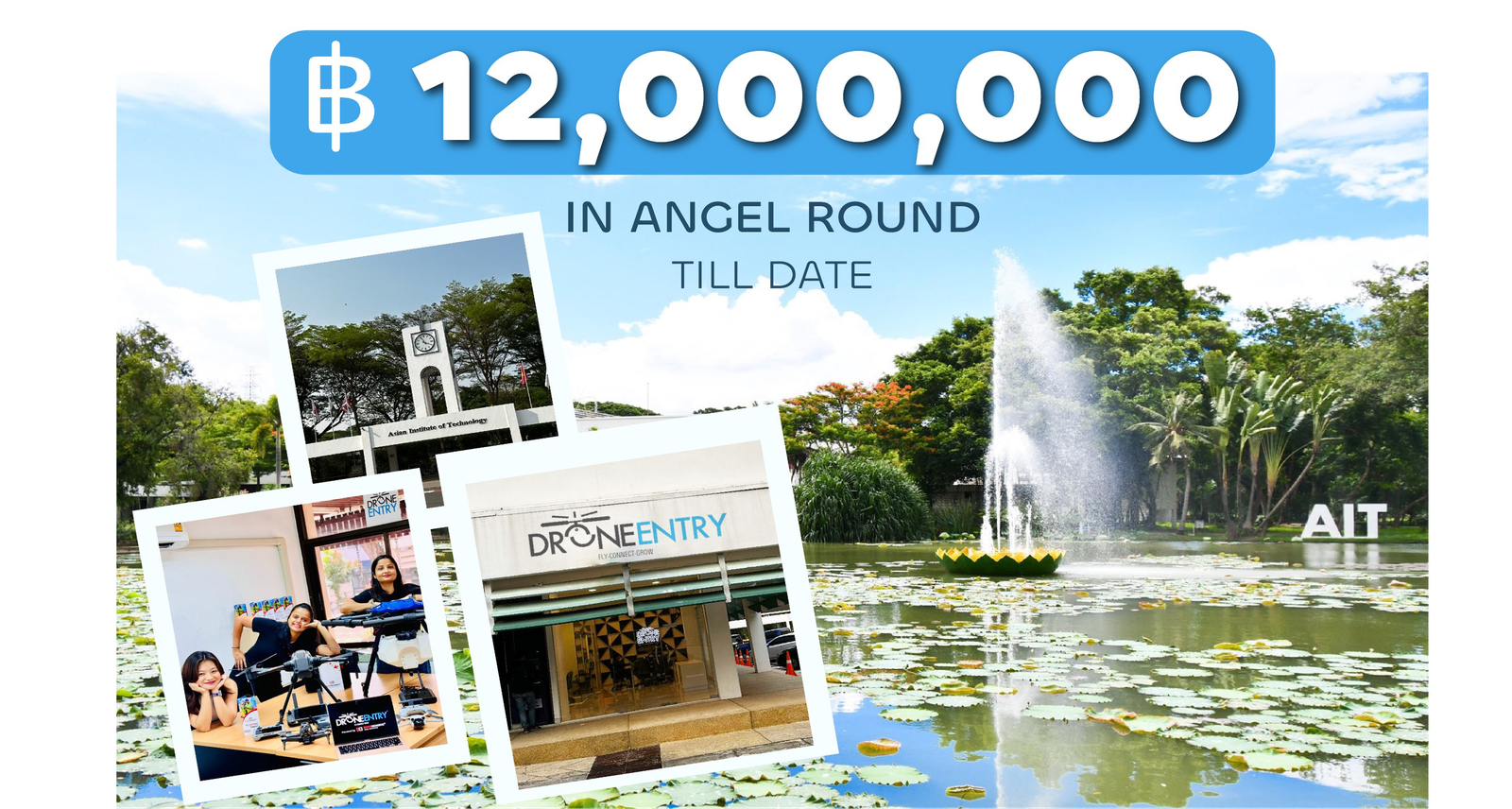 DroneEntry Secures 12 Million Thai Baht in Angel Round Funding
